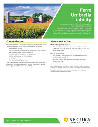 Farm Umbrella Liability Sell Sheet